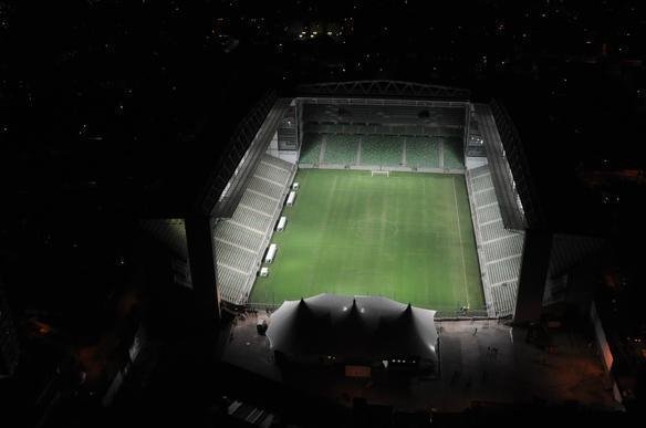 Vista area do novo Independncia