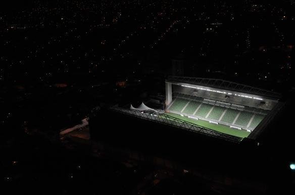 Vista area do novo Independncia