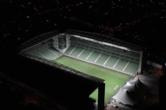 Vista area do novo Independncia