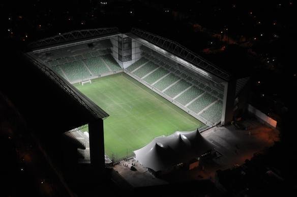 Vista area do novo Independncia