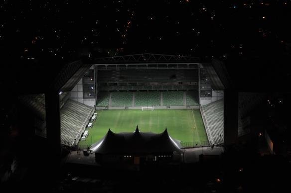 Vista area do novo Independncia