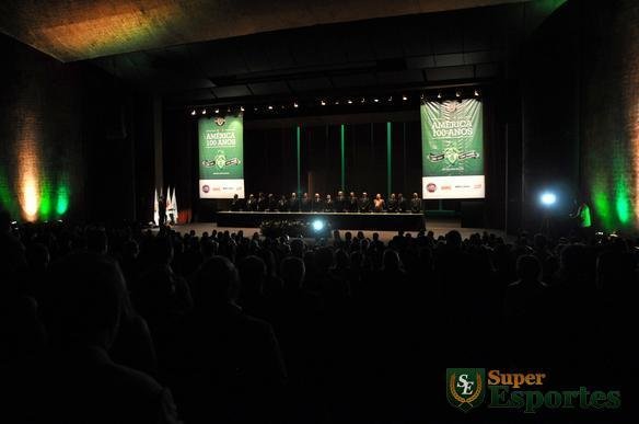 Cerimnia em comemorao ao centenrio do Amrica