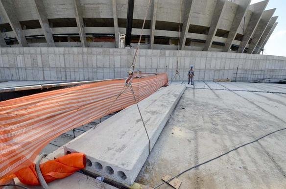 Obras no Mineiro visando  Copa das Confederaes e  Copa do Mundo