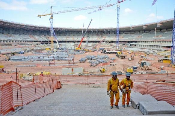 Obras no Mineiro visando  Copa das Confederaes e  Copa do Mundo