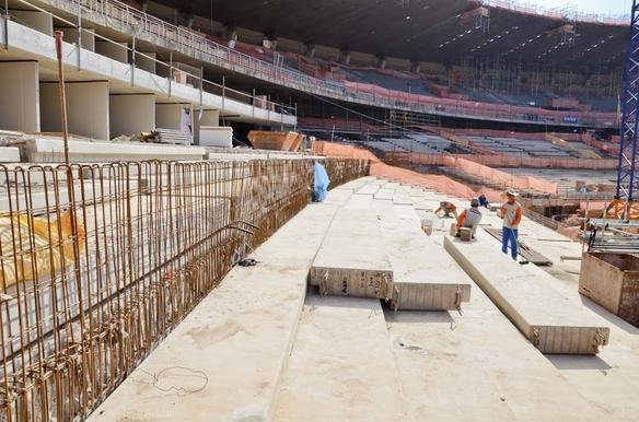 Obras no Mineiro visando  Copa das Confederaes e  Copa do Mundo