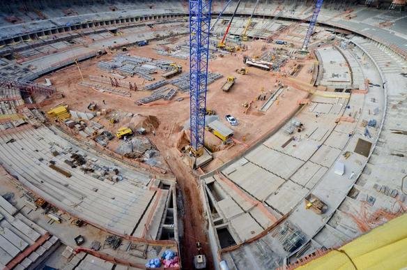 Obras no Mineiro visando  Copa das Confederaes e  Copa do Mundo