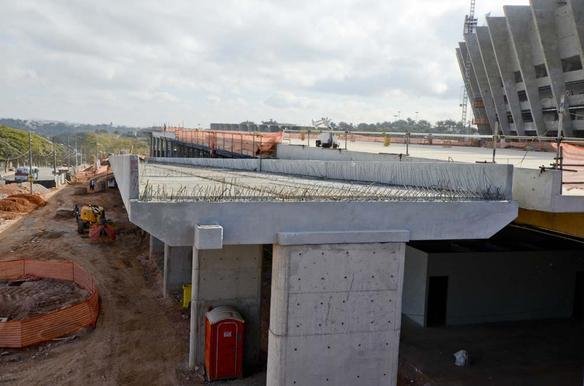 Obras no Mineiro visando  Copa das Confederaes e  Copa do Mundo