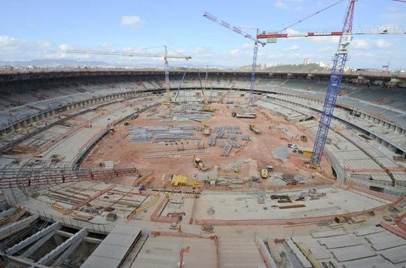 Obras no Mineiro visando  Copa das Confederaes e  Copa do Mundo