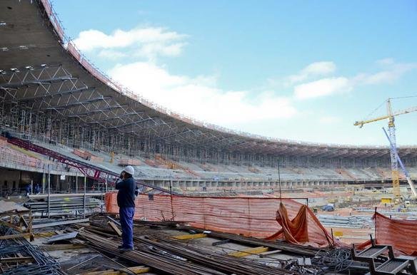 Obras no Mineiro visando  Copa das Confederaes e  Copa do Mundo