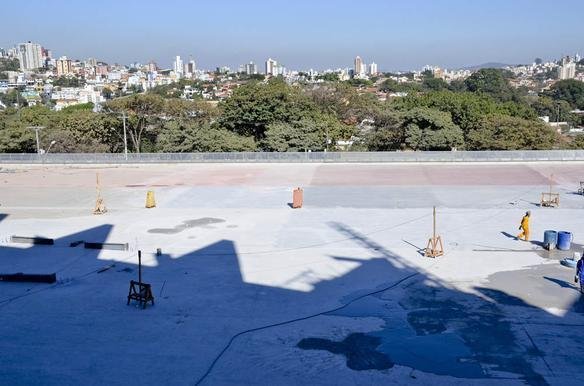 Obras na parte interna e externa do Estdio Mineiro