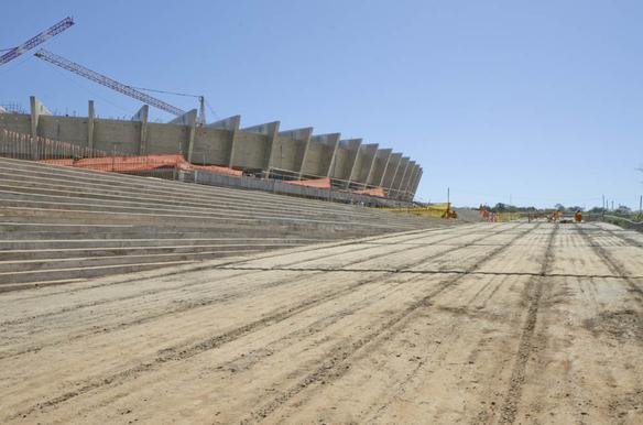 Obras na parte interna e externa do Estdio Mineiro