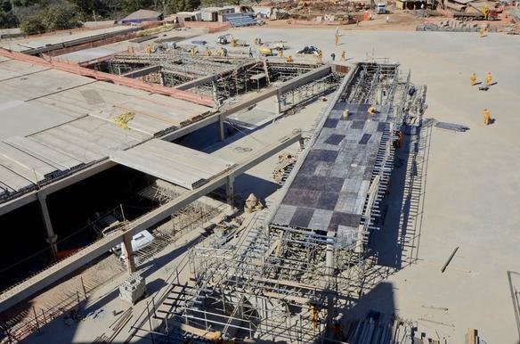 Obras na parte interna e externa do Estdio Mineiro
