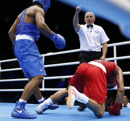 Imagens da vitria de Esquiva Falco