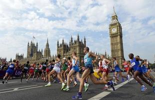 Imagens da maratona na Olimpíada de Londres