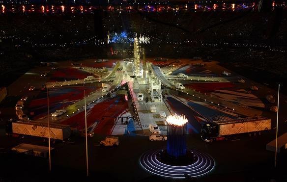 Imagens de encerramento dos Jogos Olmpicos de Londres