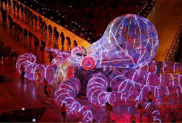 Imagens de encerramento dos Jogos Olmpicos de Londres