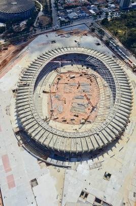 Fotos areas do Novo Mineiro, que est com 78% das obras concludas