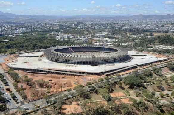 Fotos areas do Novo Mineiro, que est com 78% das obras concludas