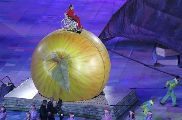 Cerimnia de abertura dos Jogos Paralmpicos de Londres no Parque Olmpico