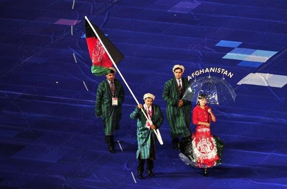 Delegaes desfilam na abertura dos Jogos Paralmpicos de Londres - 29/08