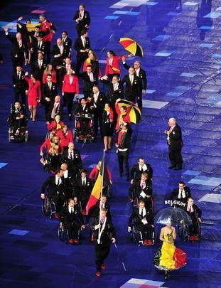 Delegaes desfilam na abertura dos Jogos Paralmpicos de Londres - 29/08