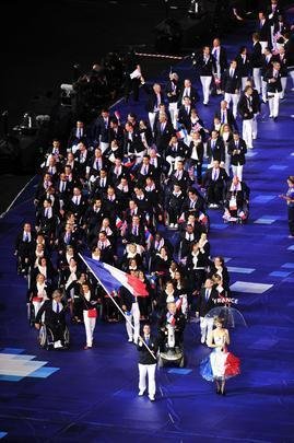 Delegaes desfilam na abertura dos Jogos Paralmpicos de Londres - 29/08