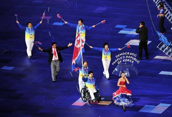 Delegaes desfilam na abertura dos Jogos Paralmpicos de Londres - 29/08