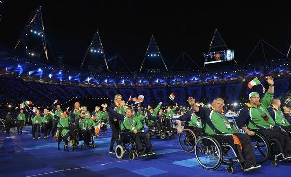 Delegaes desfilam na abertura dos Jogos Paralmpicos de Londres - 29/08