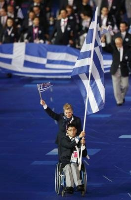 Delegaes desfilam na abertura dos Jogos Paralmpicos de Londres - 29/08