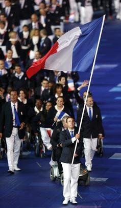 Delegaes desfilam na abertura dos Jogos Paralmpicos de Londres - 29/08