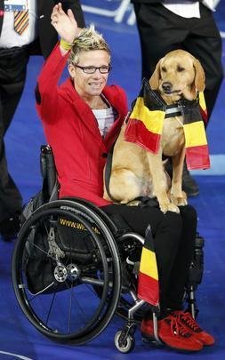 Delegaes desfilam na abertura dos Jogos Paralmpicos de Londres - 29/08