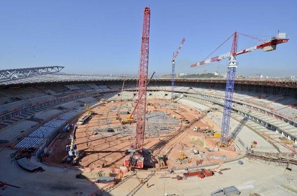 Novas imagens do Mineiro divulgadas pela Secopa nesta segunda-feira (03/09/12)