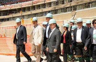 J�r�me Valcke visita as obras do Mineir�o