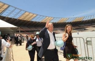 J�r�me Valcke visita as obras do Mineir�o