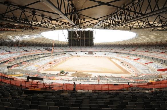 Imagens exclusivas das obras no Mineiro nesta quinta-feira (08/11/2012)