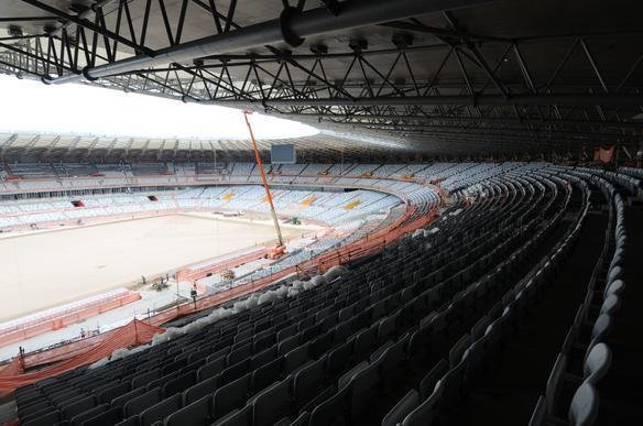 Imagens exclusivas das obras no Mineiro nesta quinta-feira (08/11/2012)