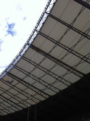 Nova cobertura proteger todos os assentos do estdio