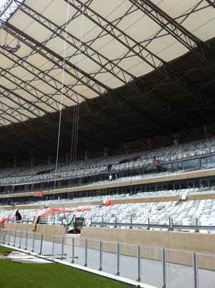 Nova cobertura proteger todos os assentos do estdio