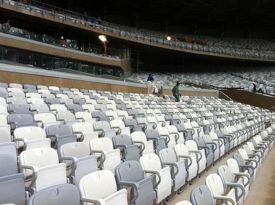 Assentos do anel inferior (setor mais prximo ao gramado)