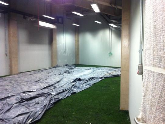 Vestirio - local de aquecimento