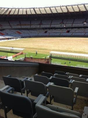 Viso dos camarotes do Mineiro