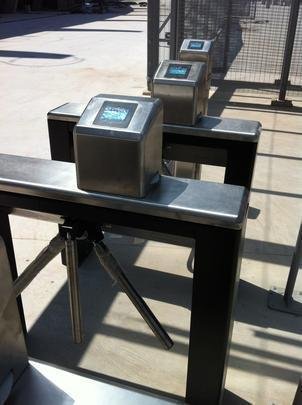 Catracas de acesso ao estdio