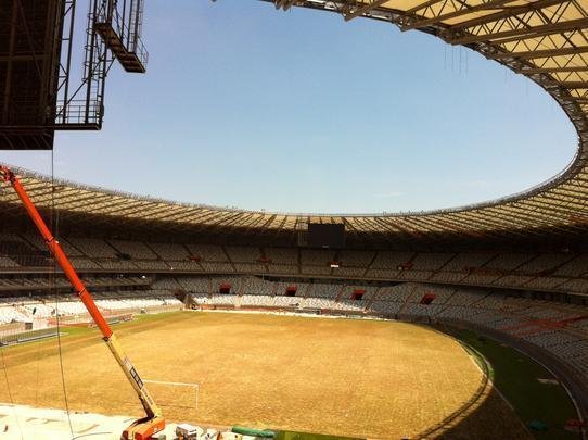 Viso geral do Mineiro a partir do setor Sul