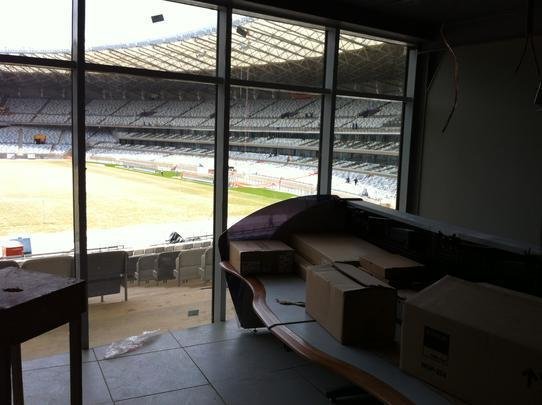 Sala de monitoramento de vdeo, que ser usada pela Fifa e pela Polcia Militar