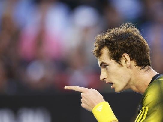 Imagens da vit�ria de Andy Murray 