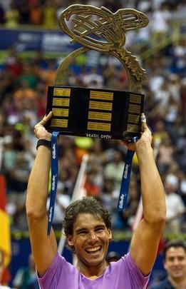 Rafael Nadal � campe�o do Aberto do Brasil 