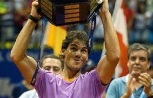 Rafael Nadal � campe�o do Aberto do Brasil 