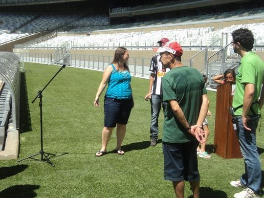 Primeiros torcedores fazem visita ao Mineiro 