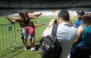 Primeiros torcedores fazem visita ao Mineiro 