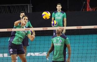 Superliga Masculina: imagens do treino do Cruzeiro desta sexta-feira, em S�o Paulo